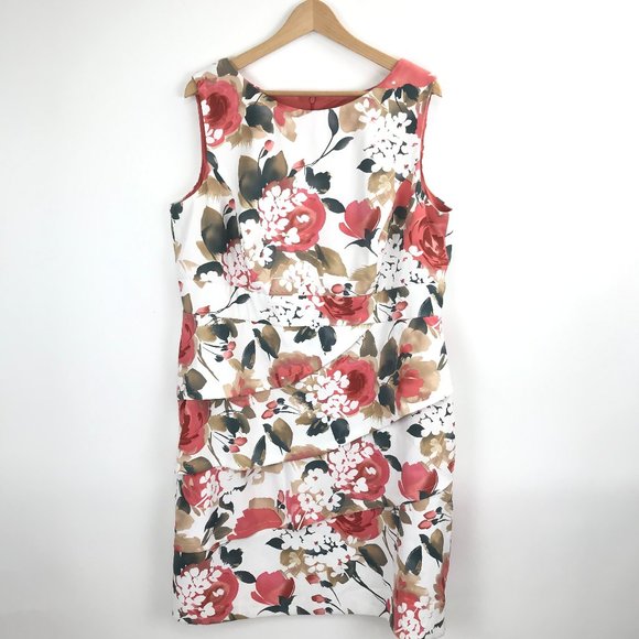 dressbarn Dresses & Skirts - Dressbarn Layered Floral Dress